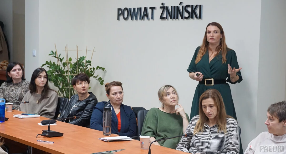 Spotkanie poprowadziła lekarka psychiatrii Katarzyna Wojciechowska fot. Karol Gapiński
