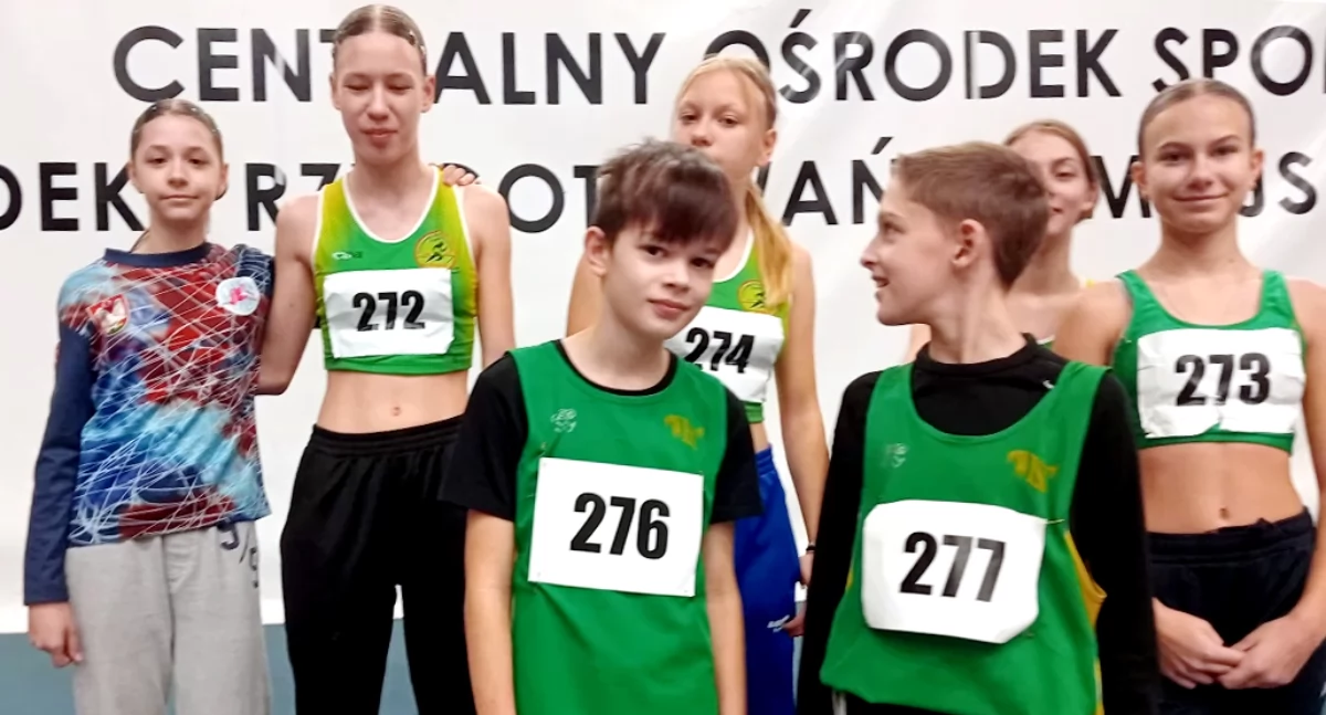 Młodzi szubinianie na ogołnopolskich halowych mistrzostwach, fot. Kazimierz Krzywdziński