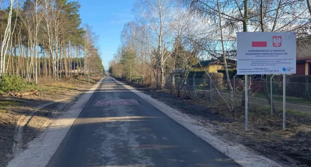 Do Śluzy Antoniewo można już dojechać wyremontowaną drogą. fot. arch. UM Łabiszyn