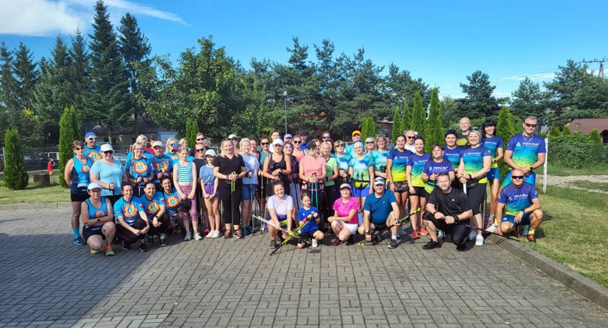 Trzeci Notecki Bieg i Marsz Nordic Walking w Nowej Wsi Noteckiej fot. Ewa Hałas
