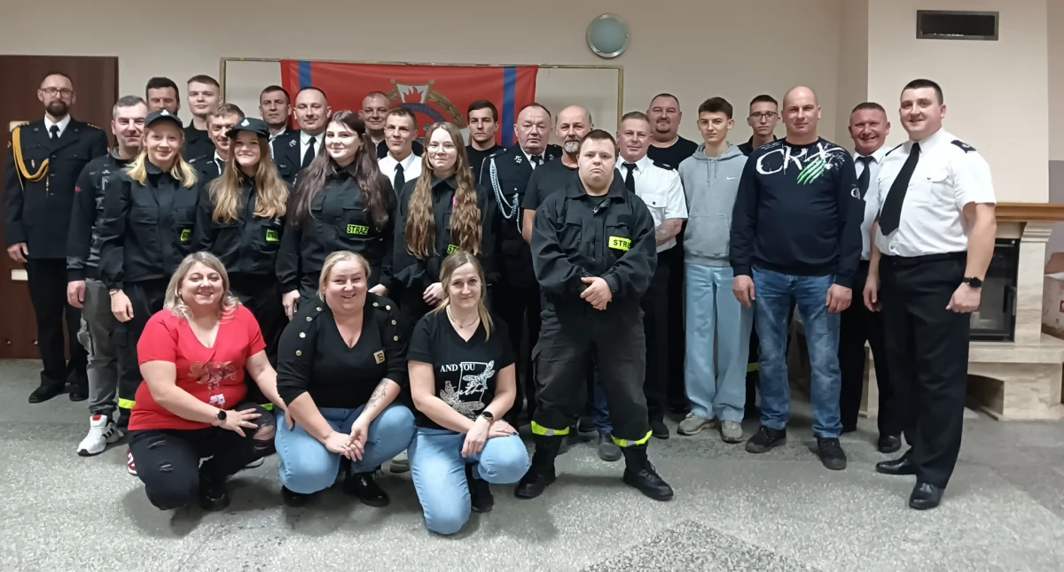 Walne Zebranie sprawozdawcze w jednostce OSP Górki Zagajne (fot. powierzone Łukasz Jachim) 