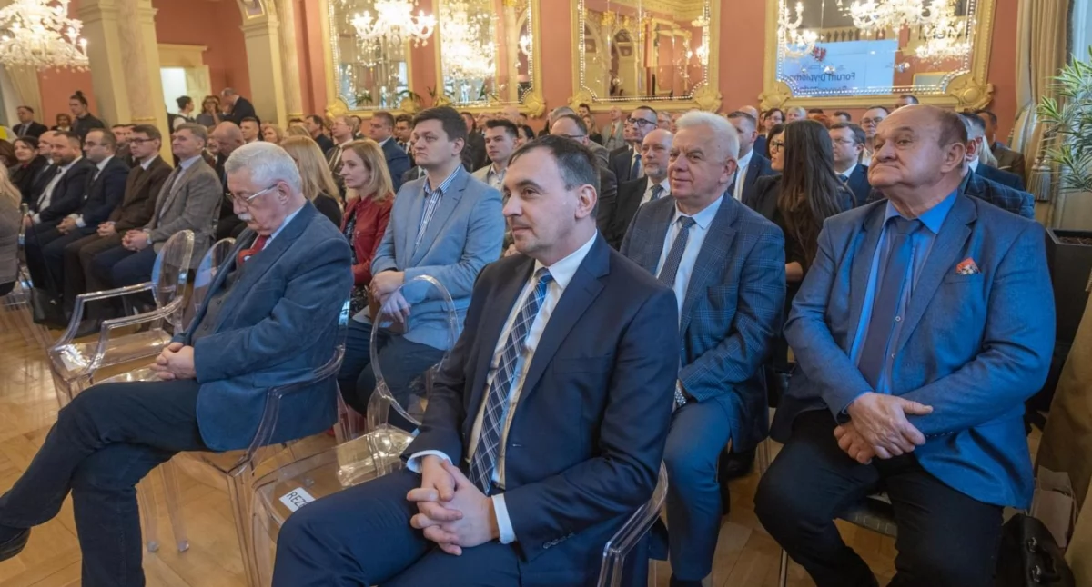 Uroczystość zorganizowano w Pałacu Dąmbskich fot. Mikołaj Kuras 