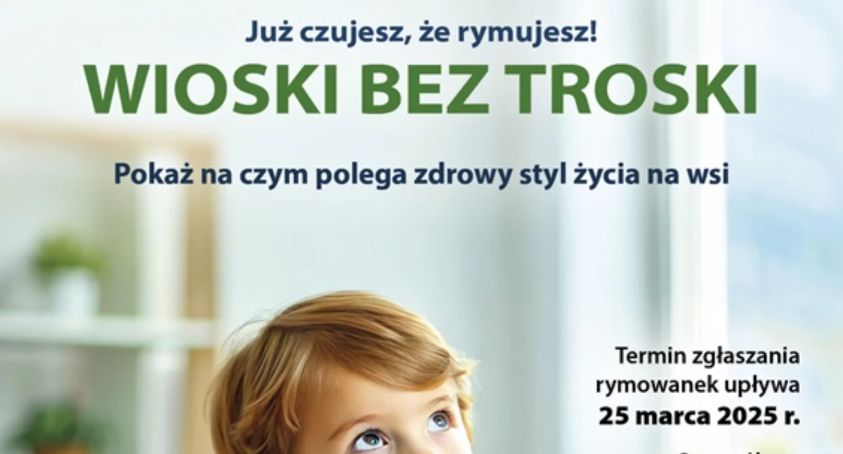 fragment plakatu informującego o konkursie