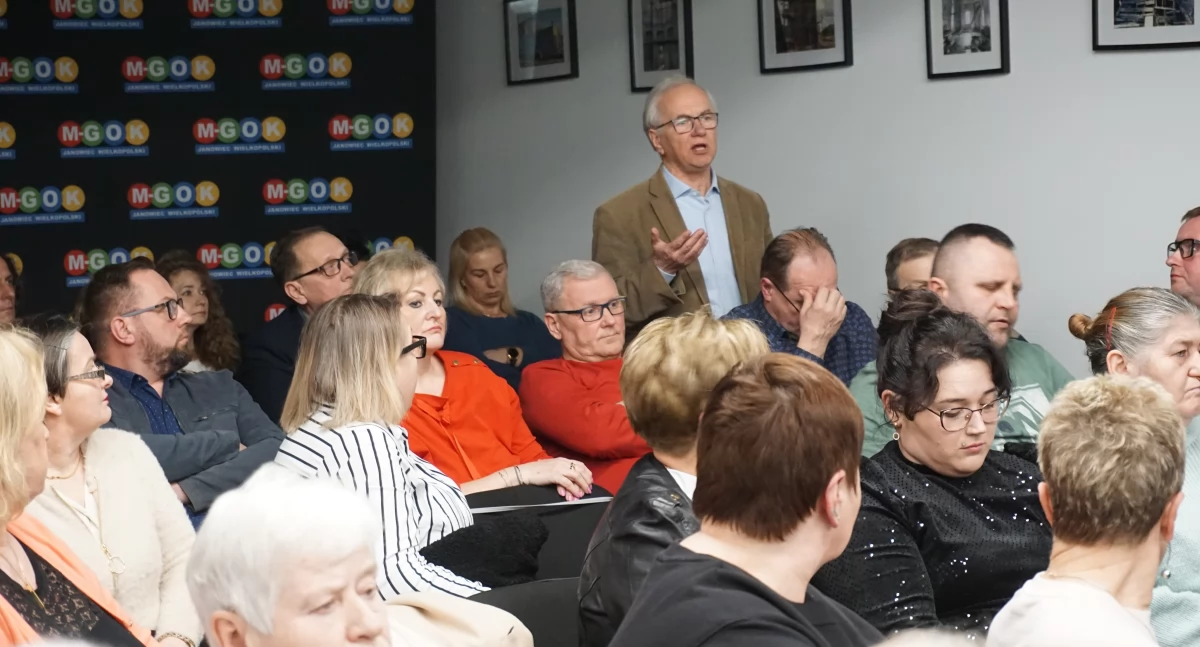 Zdjęcie wykonane podczas spotkania zorganizowanego w lutym ubiegłego roku przez Komitet Protestacyjny Stop Niebezpiecznym Odpadom w Janowcu Wielkopolskim fot. Justyna Kulpińska