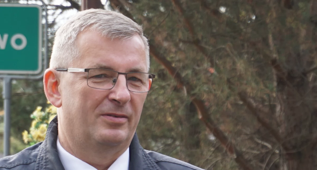 Burmistrz Gąsawy Jacek Superczyński fot. Justyna Kulpińska