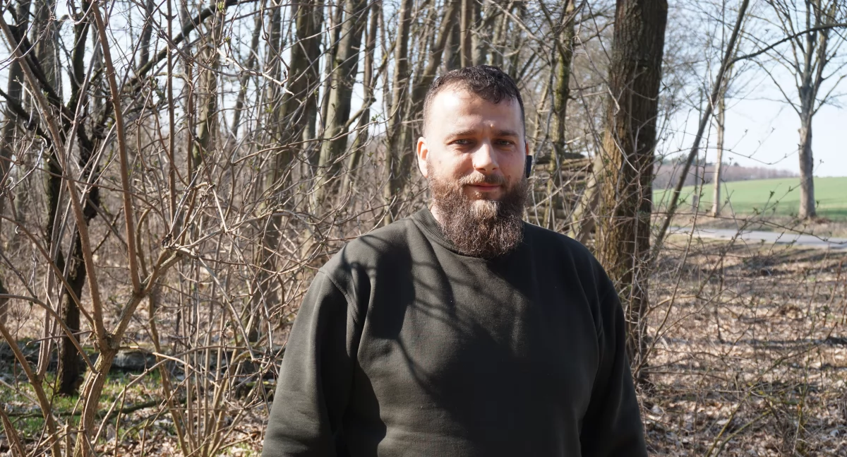 Michał Kujawa jest leśniczym Leśnictwa Brudzyń od blisko 6 lat fot. Justyna Kulpińska