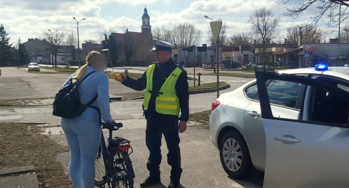Kontrola trzeźwości w ramach akcji  fot. KPP Żnin
