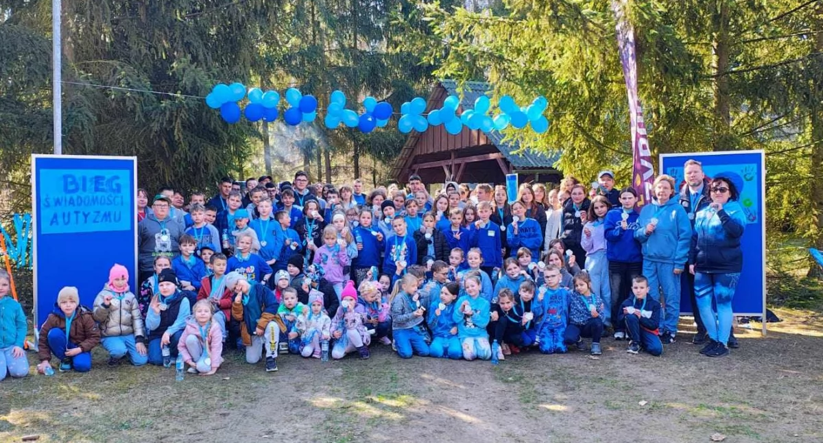 II Bieg Świadomości Autyzmu odbył się w Laskownicy (fot. Ewa Hałas) 
