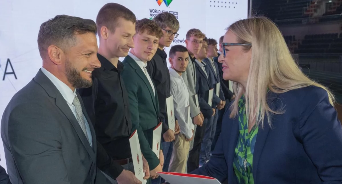 Wśród nagrodzonych znalazła się silna reprezentacja LKS Gąsawa fot. Mikołaj Kuras dla UMWKP