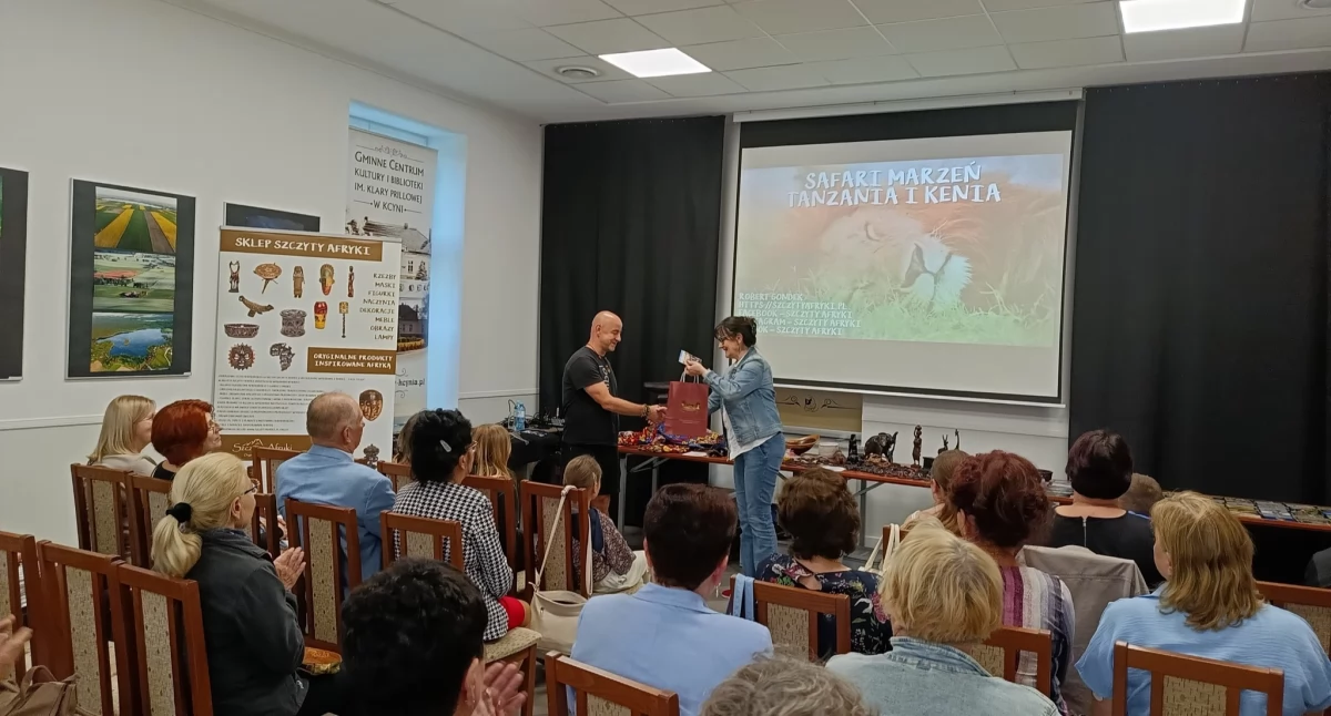 Sala Centrum Kultury zapełniła się w poniedziałkowy wieczór miłośnikami podróży (zdjęcia powierzone przez Centrum Kultury) 