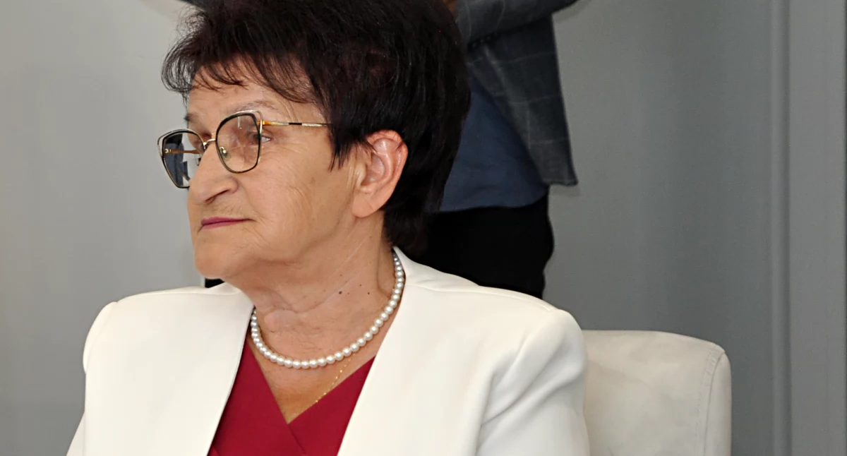 Jadwidze Katafisza wręczono Honorowy Medal Sędziwoja fot. Piotr Bembenek