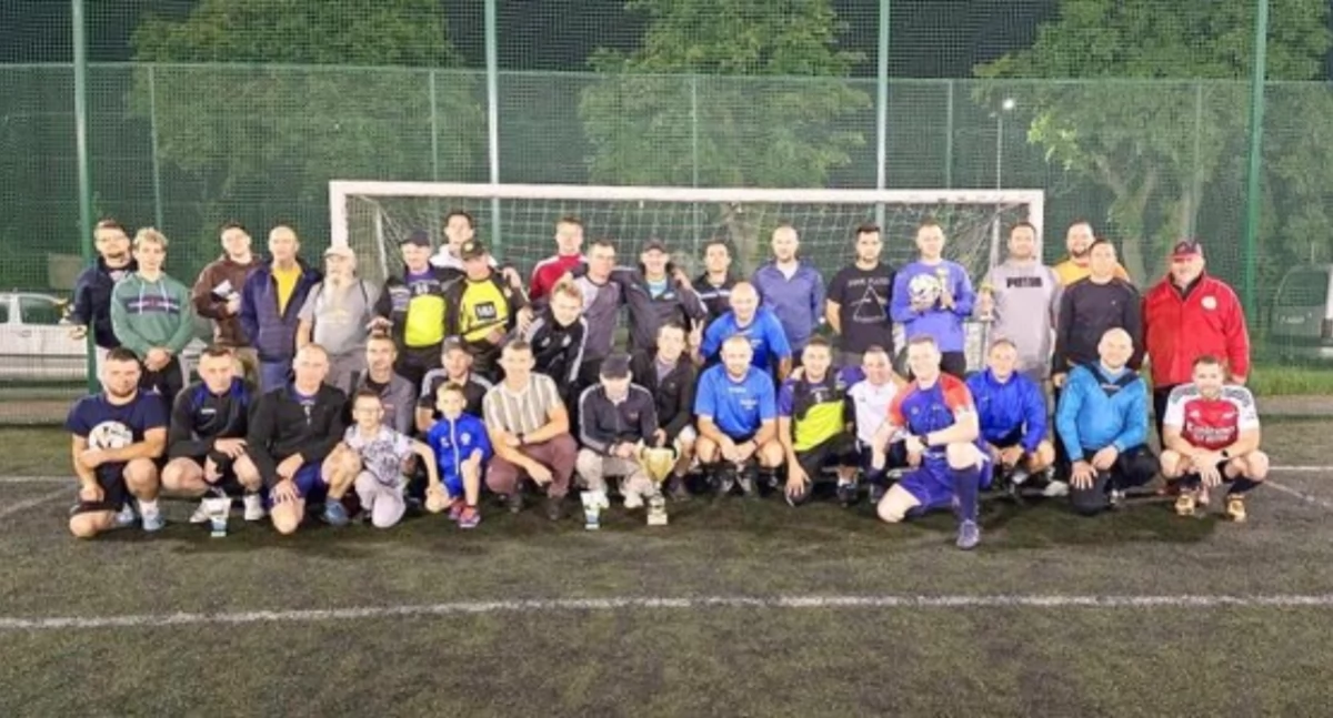 Uczestnicy nocnego turnieju fot. arch. Marcin Studziński, football Academy Szubin