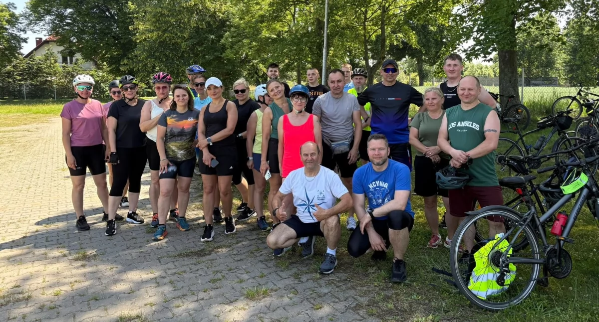 Uczestnicy drugiej rowerowej wycieczki w ramach Rowerowej Stolicy Polski (fot. powierzone) 