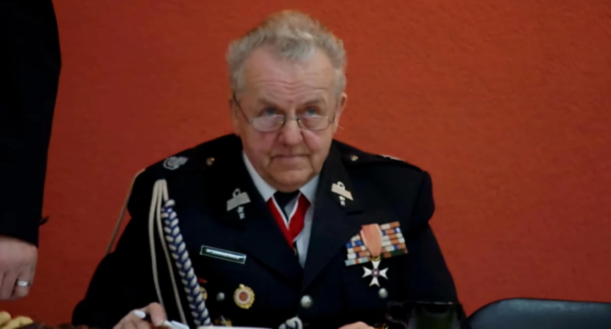 Dh Henryk Jaśkiewicz przez wiele lat piastował funkcję prezesa OSP Kcynia fot. Ewa Hałas