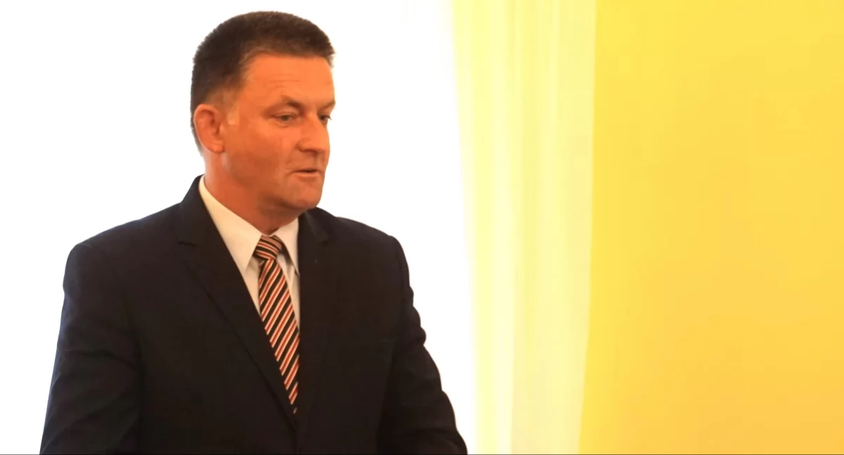 Wójt Rogowa Tomasz Michalczak fot. Justyna Kulpińska