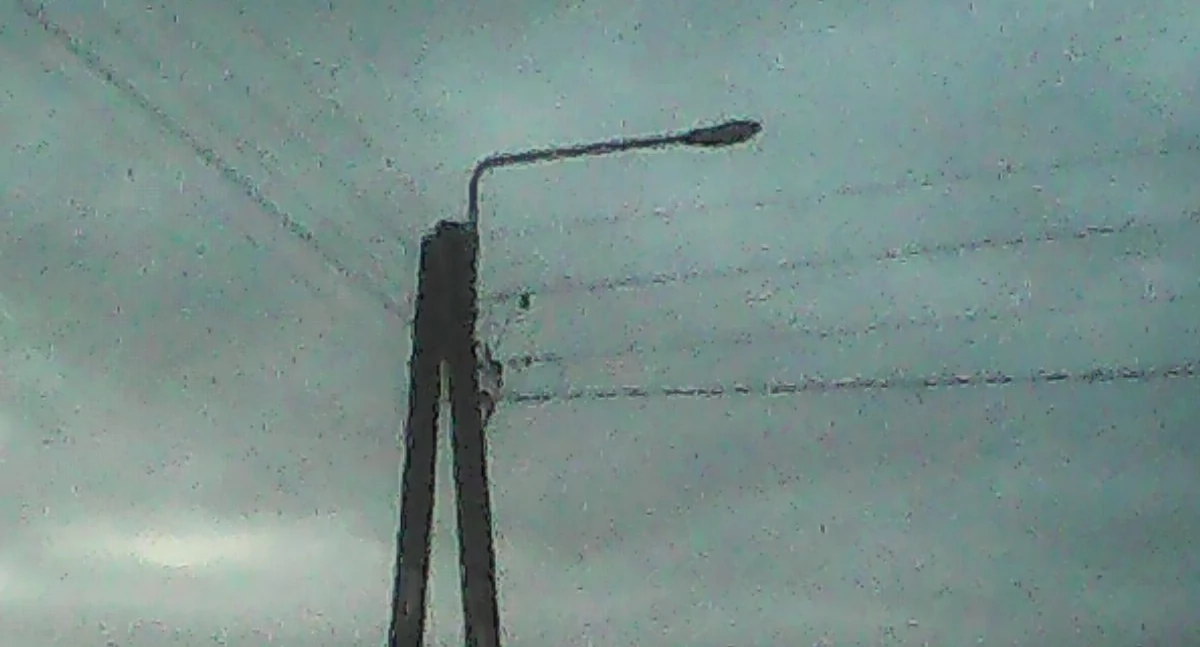 Niedziałająca lampa w Żernikach fot. nadesłane