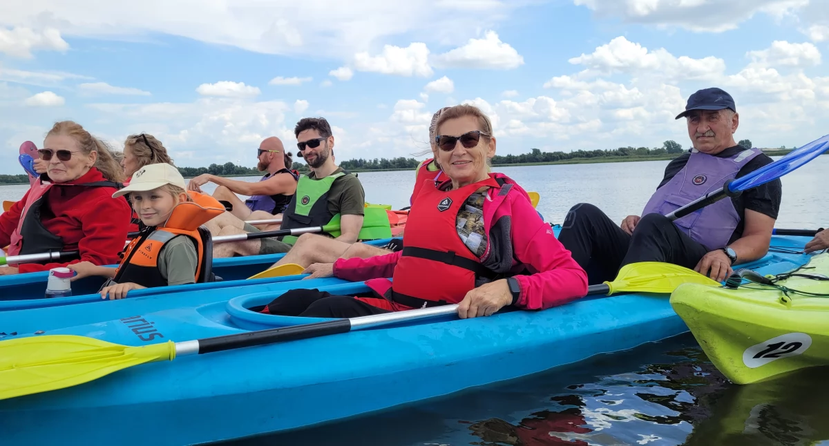 Spływ kajakowy dał uczestnikom wiele frajdy fot. z archiwum organizatorów