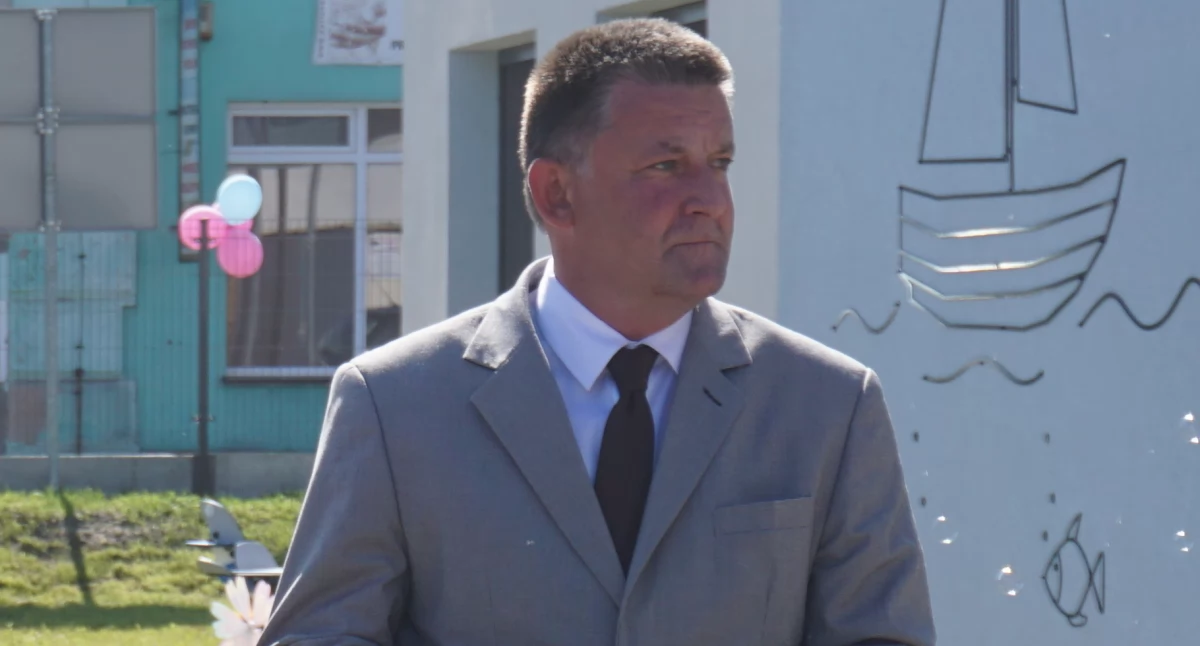 Wójt Rogowa Tomasz Michalczak fot. Justyna Kulpińska