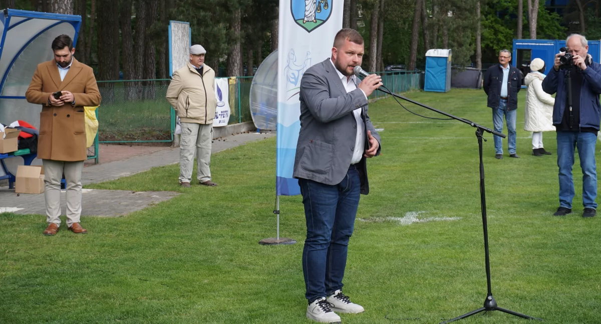 Prezes janowieckiej Sparty Cezary Danke fot. Justyna Kulpińska
