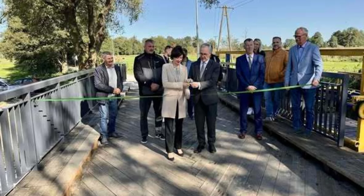 We wrześniu zakończono remont mostu w Dębinku, ostateczne rozliczenie w gminie Łabiszyn nastąpiło w październiku fot. arch. Gmina Łabiszyn