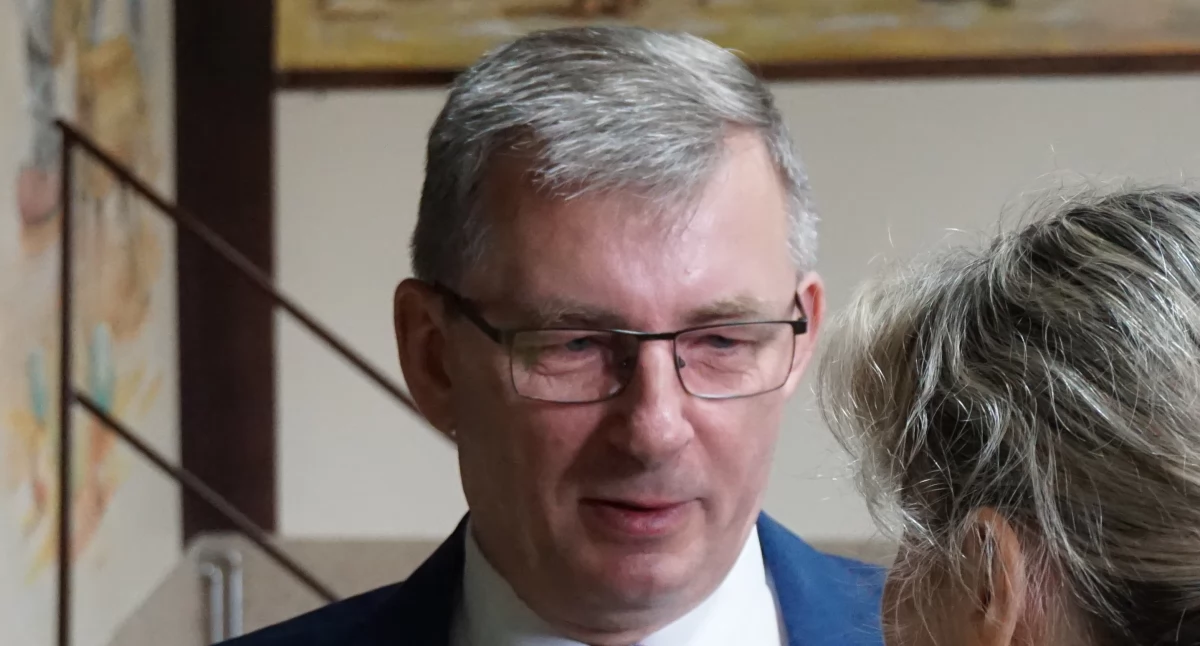 Burmistrz Jacek Superczyński fot. Justyna Kulpińska