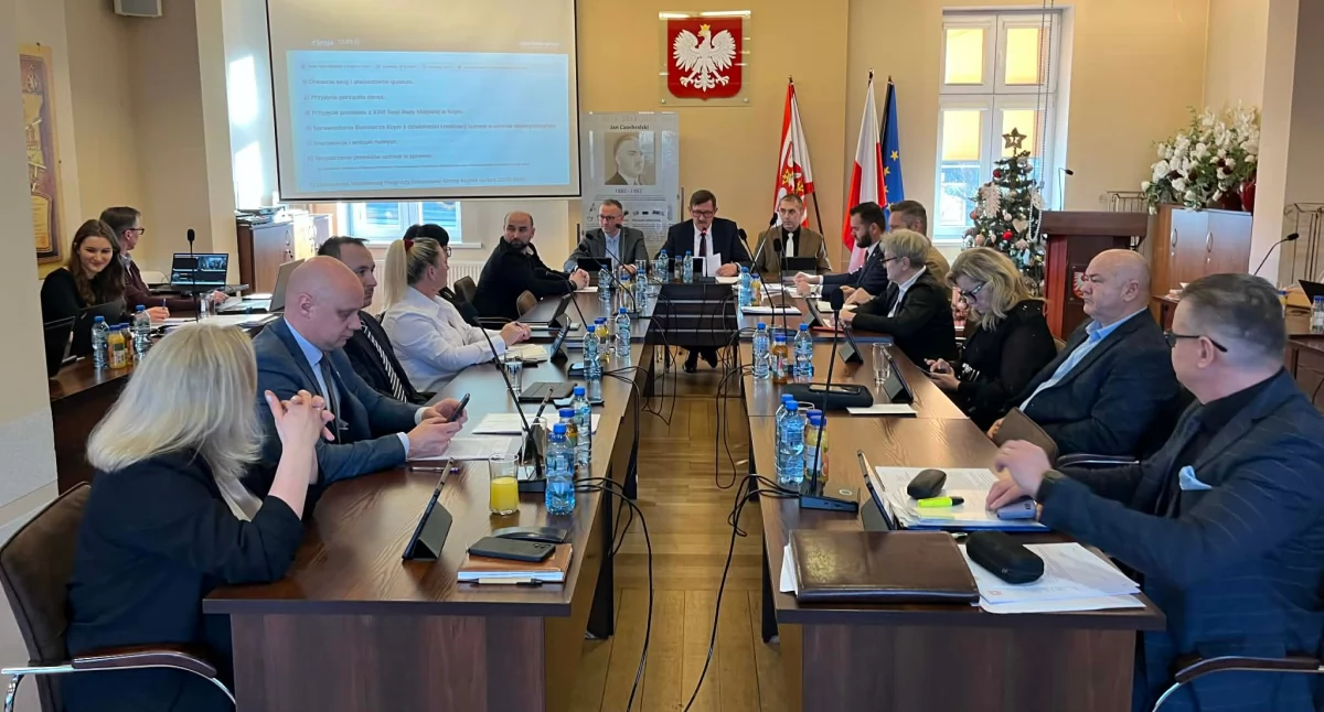Miejsko-gminni radni w Kcyni przyjęli projekt uchwały budżetowej. fot. Cezary Kucharski