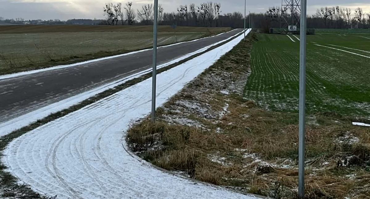 Powiat Nakielski jest liderem projektu dotyczącego pieszo-rowerowych ścieżek miedzy innymi gminie Kcynia. fot. Cezary Kucharski