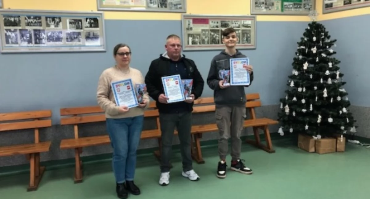 Najlepsza trójka zawodów. fot. arch. UM Kcynia