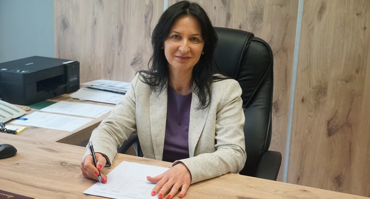 Justyna Lubka, nowa prezes Pałuckiego Centrum Zdrowia i dyrektorka żnińskiego szpitala fot. Karol Gapiński