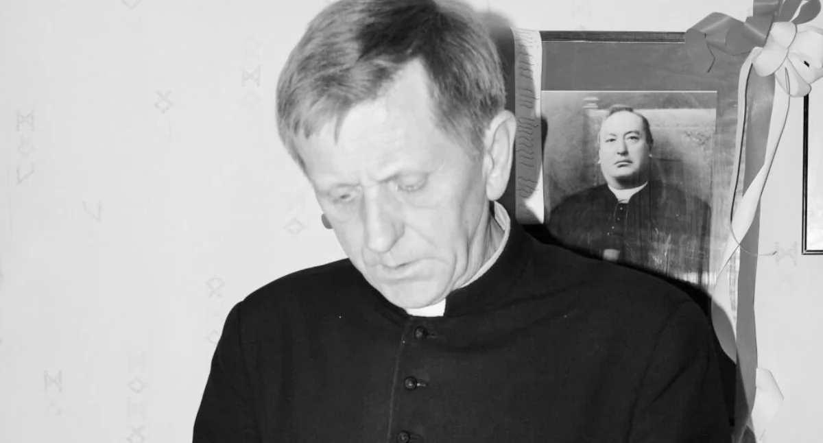 Ludzie Pałuk • , Zmarł Zenon Lewandowski Przez proboszczem mogileńskiej - zdjęcie, fotografia