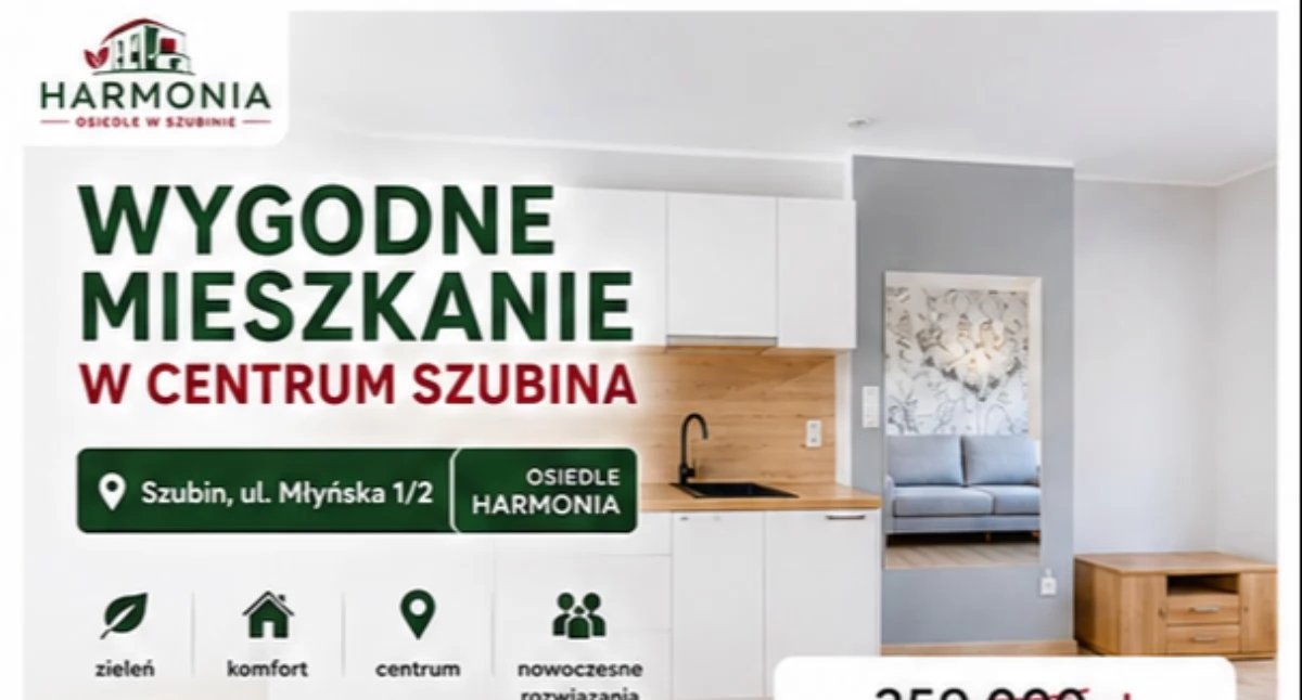 Artykuł promocyjny partnerów portalu, centrum Szubina powstało osiedle Mieszkania - zdjęcie, fotografia