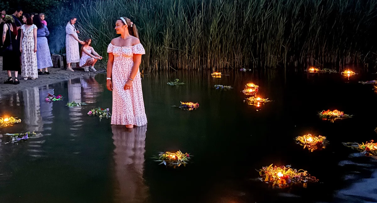 Festyny, pikniki, imprezy • , Świętojańska Gogółkowie magiczny wieczór pełen tradycji wspólnoty - zdjęcie, fotografia
