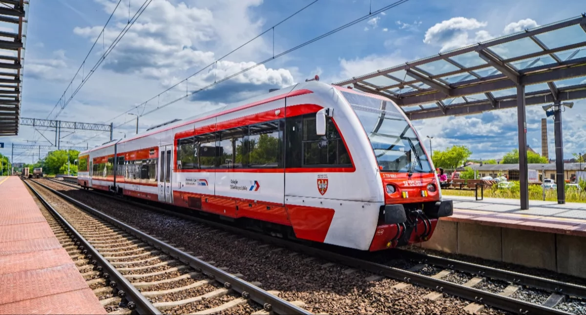 SA132 w barwach Kolei Wielkopolskich - takie szynobusy z Kcyni mają jeździć już od 13 grudnia 2026 r. fot. Koleje Wielkopolskie