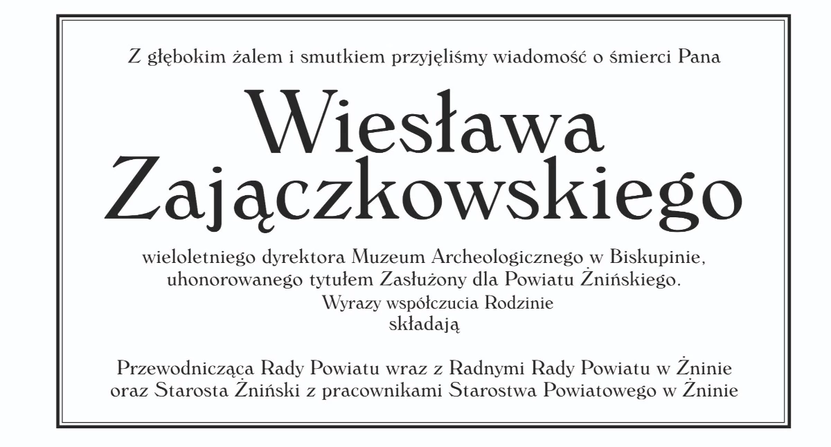 Ogłoszenia urzędów, Kondolencje - zdjęcie, fotografia