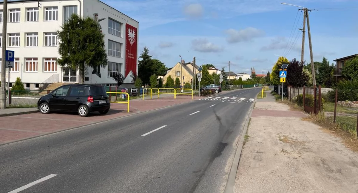 Nam modernizację ulicy Strażackiej w rejonie podstawówki w Rynarzewie nie ma jeszcze dokumentacji. fot. Cezary Kucharski