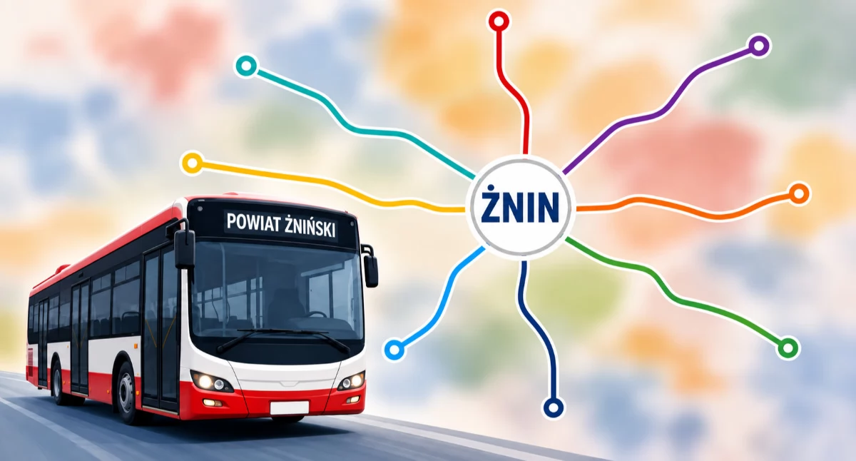 Drogi, kolej, komunikacja • , ankiety odpowiedzi transportowy powiatu; docelowa sieć autobusowa - zdjęcie, fotografia