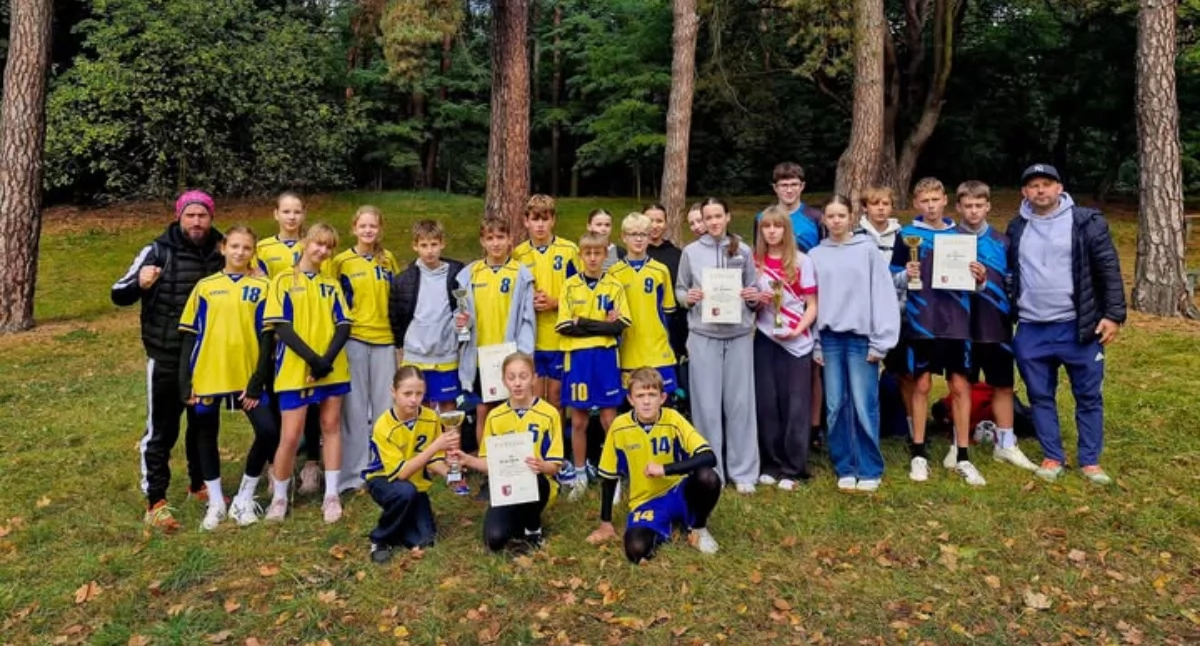 Kcyńska ekipa w komplecie stanęła na podium. fot. arch. SP Kcynia