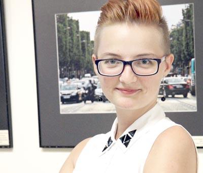 Natalia Jaroszewska działa w klubie Flesz i dobrze czuje się po obu stronach obiektywu  fot. Remigiusz Konieczka