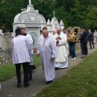 Procesja wchodzi do kościoła