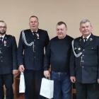  Wyr&oacute;żnieni druhowie: Mariusz Suszek i Grzegorz Ciszak z naczelnikiem Marcinem...