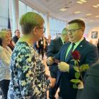 Bogna Adamska (z lewej) i dyrektor OR ARiMR w Toruniu Magdalena Kiciak-Kucharska fot....