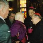 Spotkanie księdza Hoppe z prymasem Glempem fot. z arch. biskupa rzymskokatolickiego...