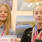Barbara Romańska (z lewej) i Wiktoria Budzyńska - dwa pierwsze miejsca na podium w...