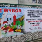 Trwałe banery wydrukowane na podstawie prac uczniów 