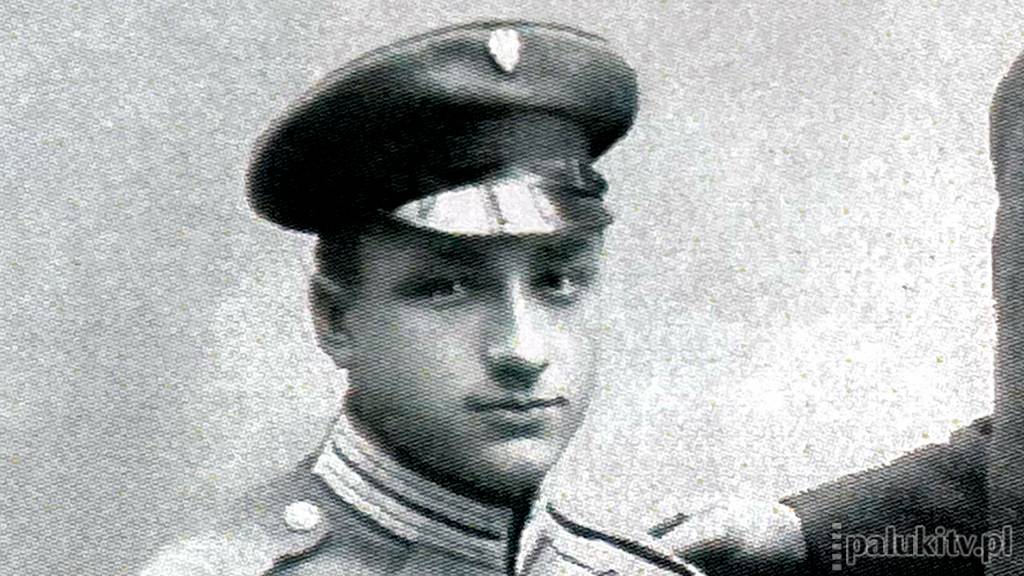 Stefan Waźbiński w styczniu 1919 roku. Mundur jeszcze pruski, ale orzełek już polski. fot z archiwum rodziny Waźbińskich