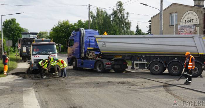 Odnowa nawierzchni obejmie odcinek od tego skrzyżowania z ul. Kościelną, aż do skrzyżowania z ul. Pakoską i wyjazdu w kierunku Inowrocławia fot. Karol Gapiński
