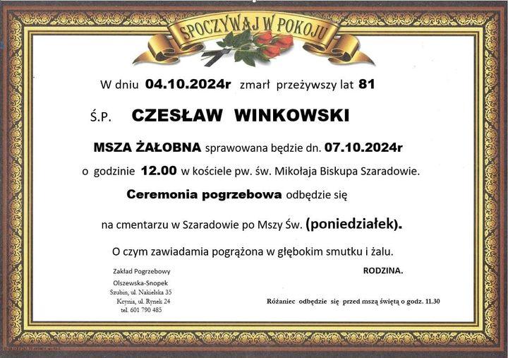 Czesław Winkowski