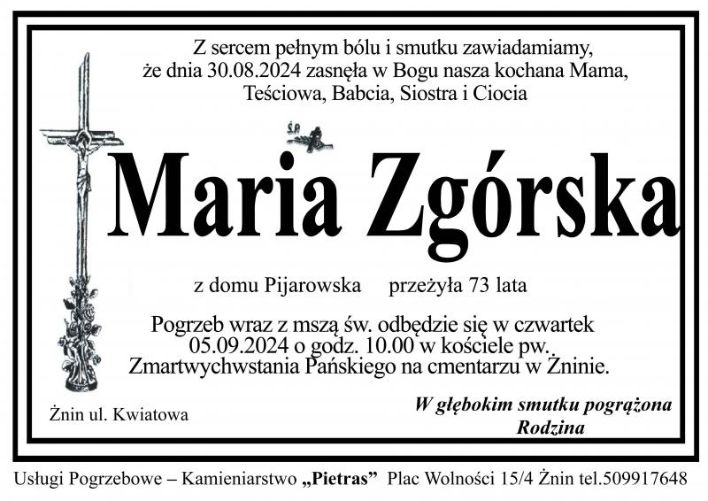 Maria Zgórska