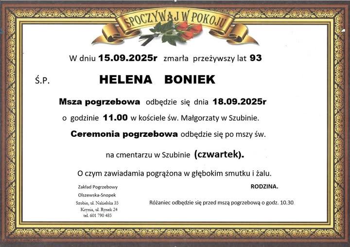 Helena Boniek