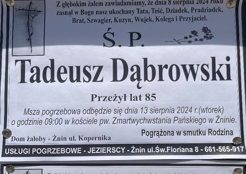 Tadeusz  Dąbrowski 